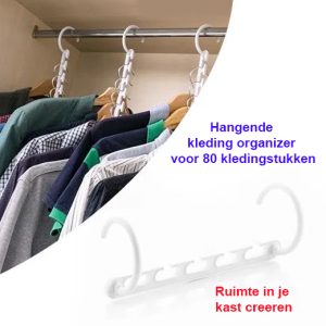 Hangende kleding Organizer voor 40 kledingstukken