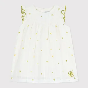 Petit Bateau | Katoenen jurkje zonder mouwen met bloemenprint voor baby's