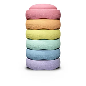 Stapelstein Original Rainbow Pastel | 6 Onderdelen