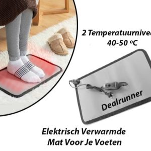 Elektrisch Verwarmde Mat Voor Je Voeten