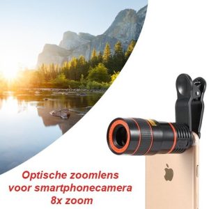 Optische zoomlens voor smartphonecamera – 8 x zoom