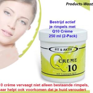 2-Pack Bestrijd actief je rimpels met Q10 Crème